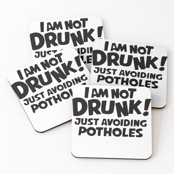 Item preview, Not drunk just avoiding potholes designed and sold by supu9.