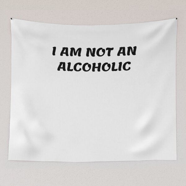 Item preview, White lie party - I am not an alcoholic designed and sold by amrmab.