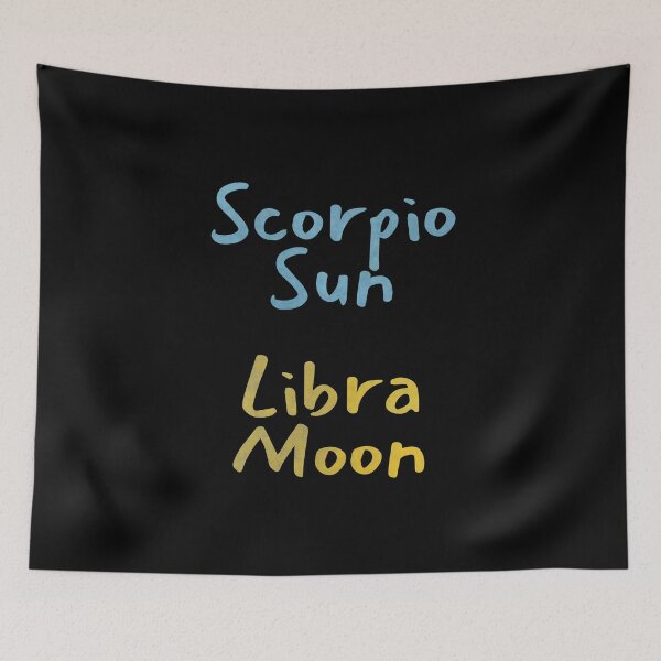 Item preview, Scorpio Sun Libra Moon Text designed and sold by leomooncreates.