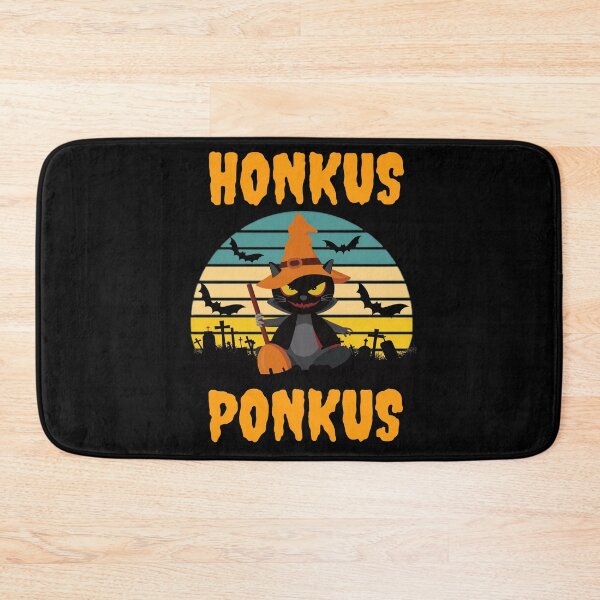Item preview, Honkus Ponkus Spooky Cat Funny Vintage Sunset Halloween Design designed and sold by OneandHalf.