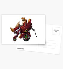 Asuka Eva 02 Postcards