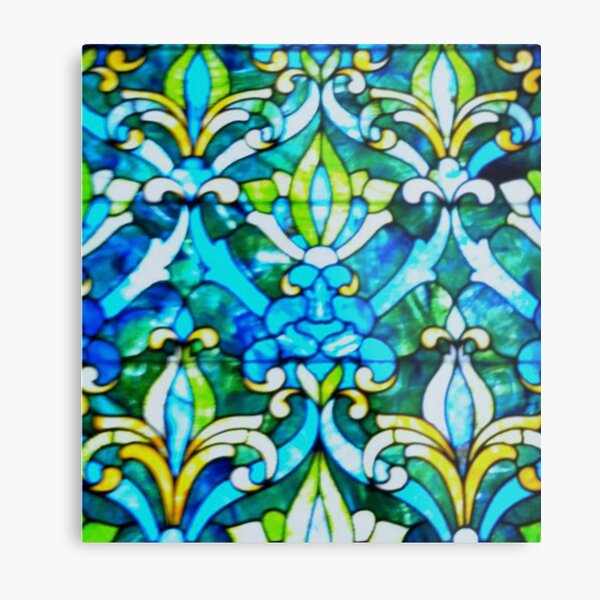 The Historic Reitz Home Stained Glass-Joseph Reitz room Metal Print