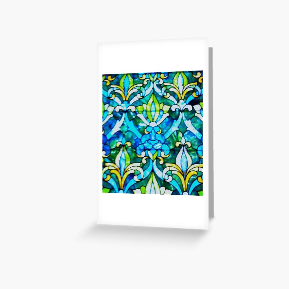 The Historic Reitz Home Stained Glass-Joseph Reitz room Greeting Card