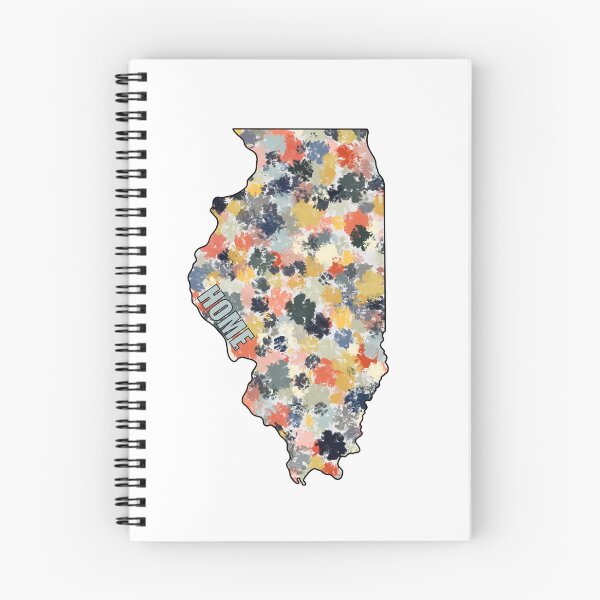 Item preview, Paint Splatter Illinois  designed and sold by ComeAlongHarper.
