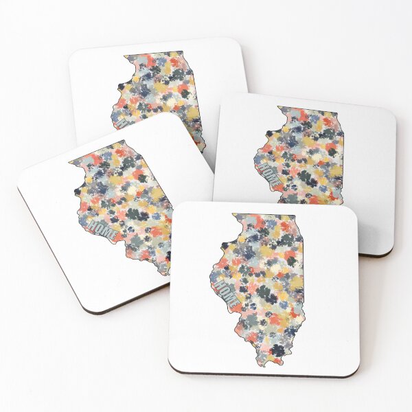 Item preview, Paint Splatter Illinois  designed and sold by ComeAlongHarper.