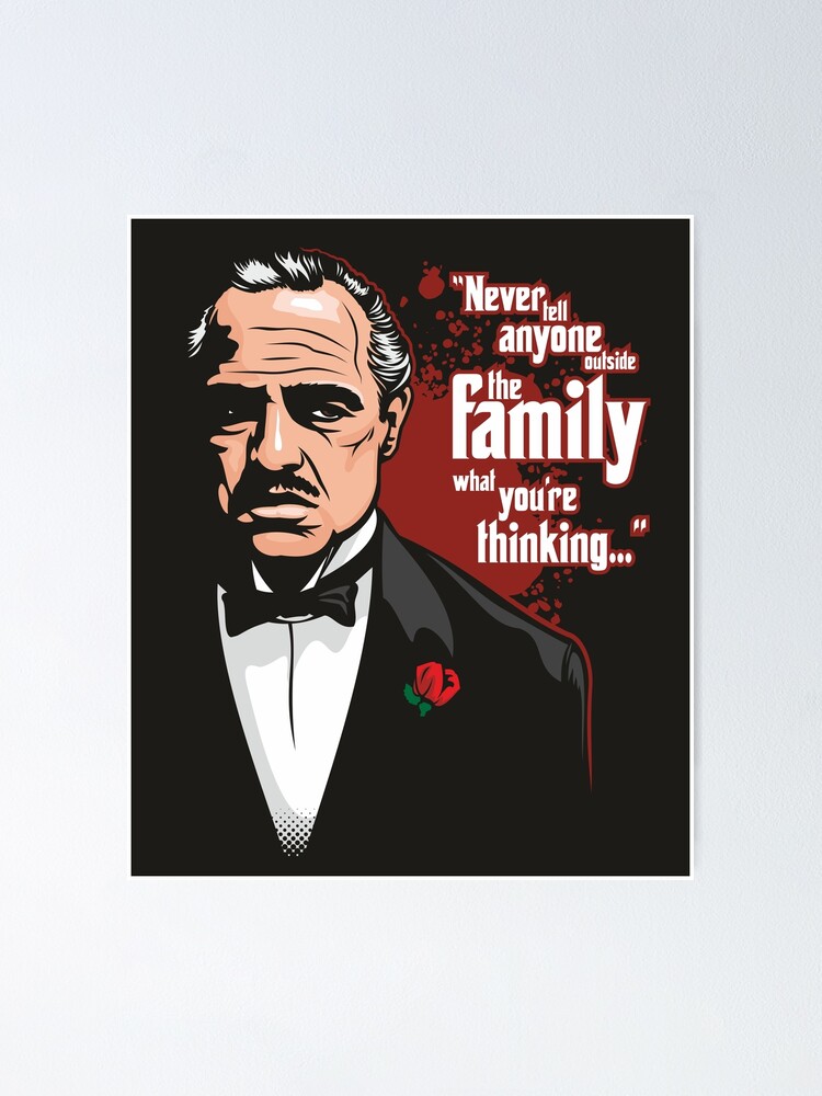 Twee graden Malaise te veel The Godfather" Poster for Sale by jamieleeart | Redbubble