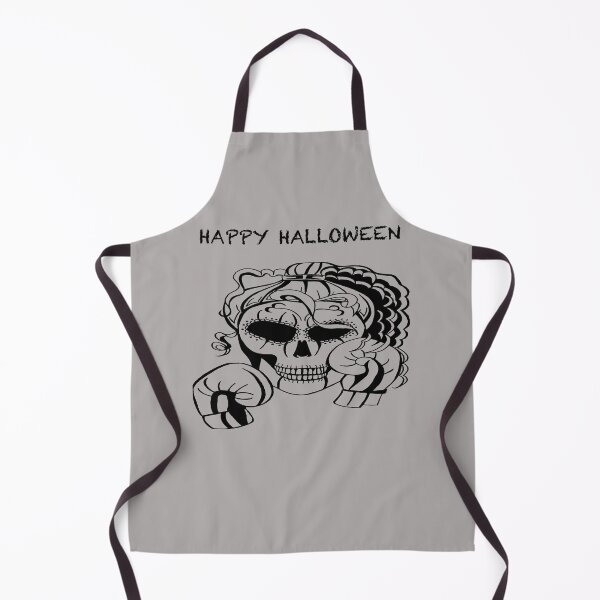 Item preview, HAPPY HALLOWEEN Skull Boxer on GREY background, Boxing, Box, Boxer, gothic, halloween, spooky designed and sold by IslesArt.