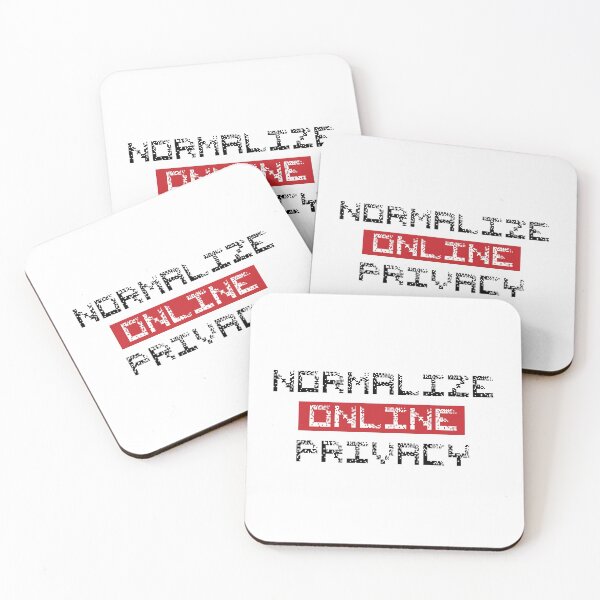 Item preview, Normalize Online Privacy White designed and sold by supermara.