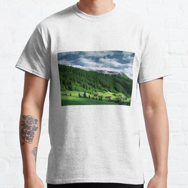 Morning snow, Gargellen, Austria Classic T-Shirt