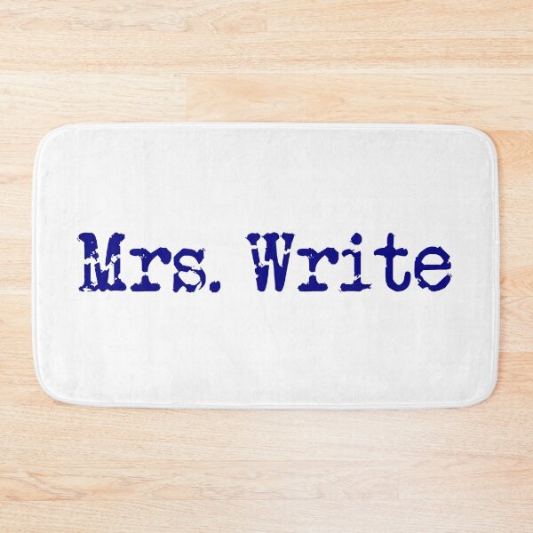 Item preview, Mrs. Write in Navy designed and sold by TeaRoseWriter.