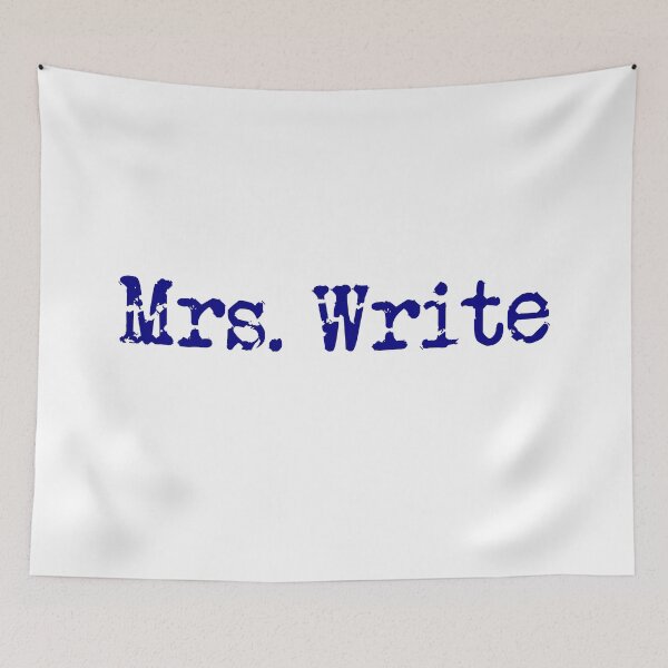 Item preview, Mrs. Write in Navy designed and sold by TeaRoseWriter.