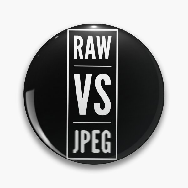 Artikelvorschau, Raw vs JPEG entworfen und verkauft von Bensoncreatives.