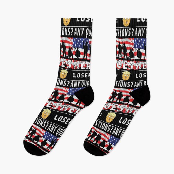 Item preview,  Our vets are heroes Trump is a loser, Any questions? designed and sold by AllLeftSides42.