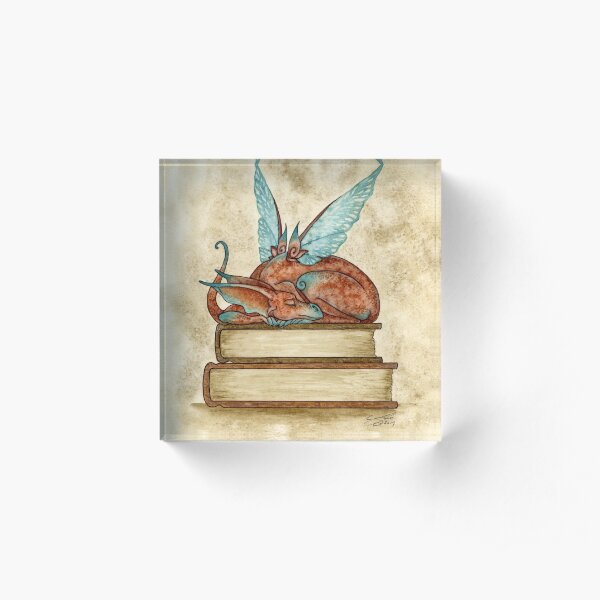 Nap Time Acrylic Block