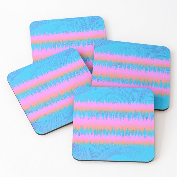 Item preview, Cosmic Energy Waves Abstract Drip Ombre Stripes Modern Rainbow Vibes Aesthetic Designs 2 designed and sold by Cymphonyskar.