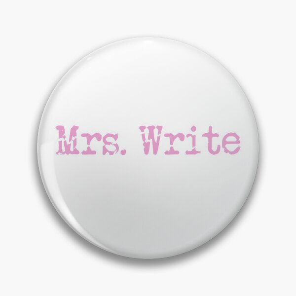 Item preview, Mrs. Write in Pink designed and sold by TeaRoseWriter.
