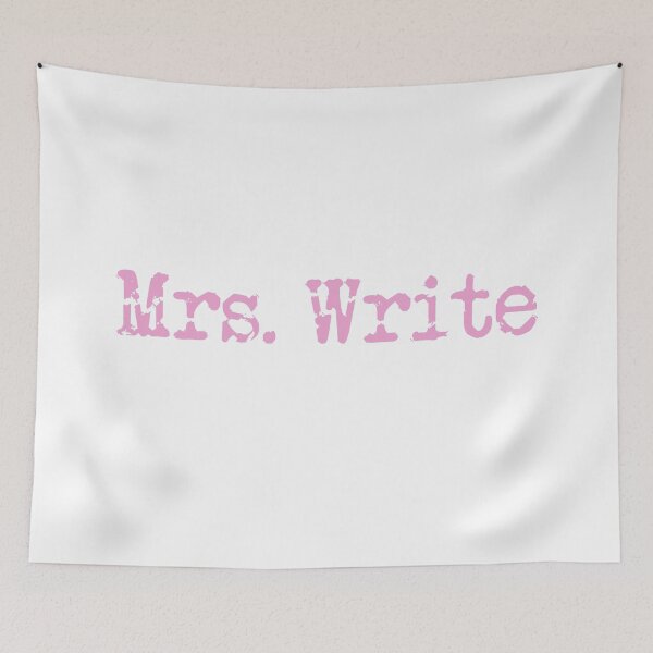 Item preview, Mrs. Write in Pink designed and sold by TeaRoseWriter.