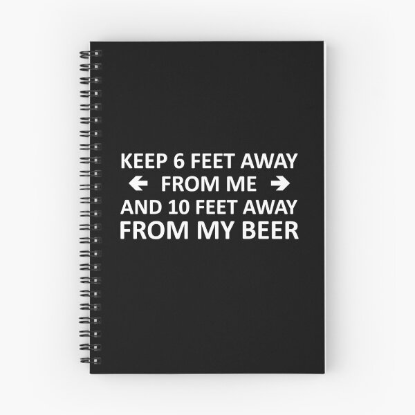 Item preview, 10 Feet Away From My Beer Social Distancing designed and sold by jaycartoonist.