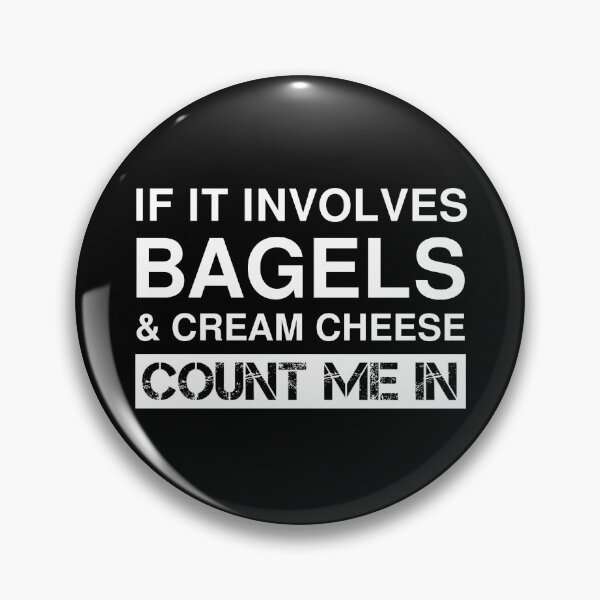 Item preview, Funny Bagels And Cream Cheese Jewish American Food designed and sold by Creekman Designs.
