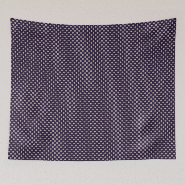 Item preview, Small Flower Pattern Dark Blue  designed and sold by Antava.