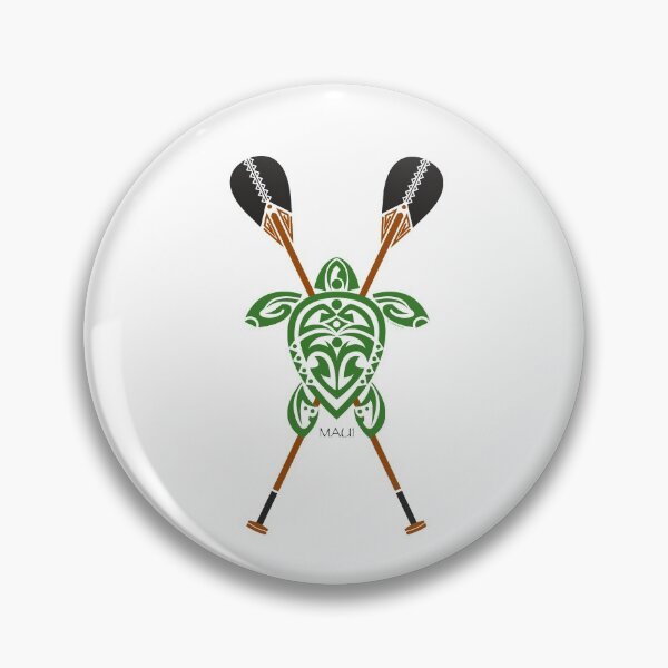 Item preview, Green Tribal Turtle 2 Stand-Up / Maui designed and sold by srwdesign.