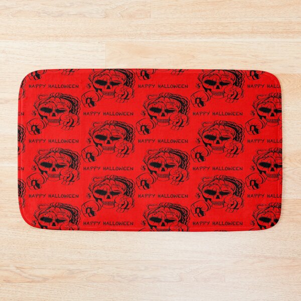 Item preview, HAPPY HALLOWEEN Skull Boxer on RED background, Boxing, Box, Boxer, gothic, halloween, spooky designed and sold by IslesArt.