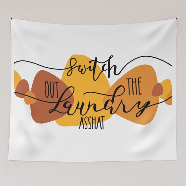 Item preview, Switch Out the Laundry Yellow Orange Fall designed and sold by JnetLively.