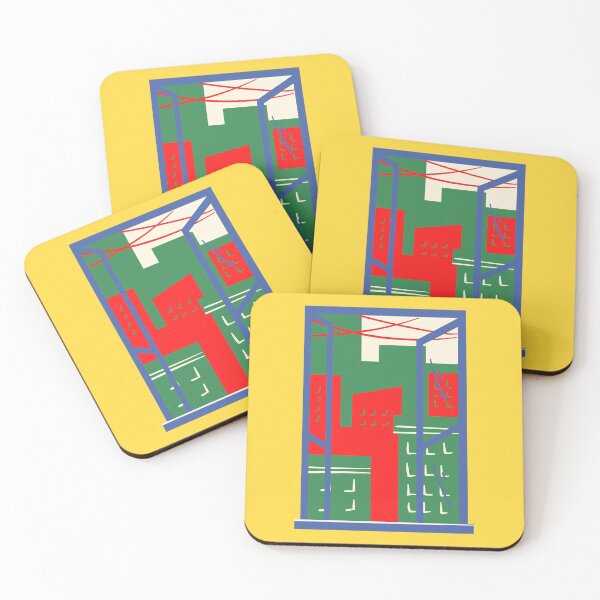 Item preview, primary coloured window and buildings designed and sold by cherry by hs (coucou).