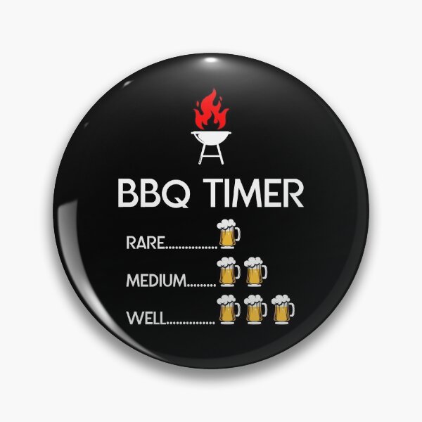 Item preview, BBQ TIMER Barbecue Beer Drinking Grilling Gift designed and sold by YES!GOODY.