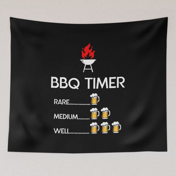 Item preview, BBQ TIMER Barbecue Beer Drinking Grilling Gift designed and sold by YES!GOODY.
