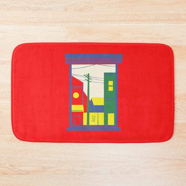 Item preview, Primary coloured window and buildings designed and sold by cherry by hs (coucou).