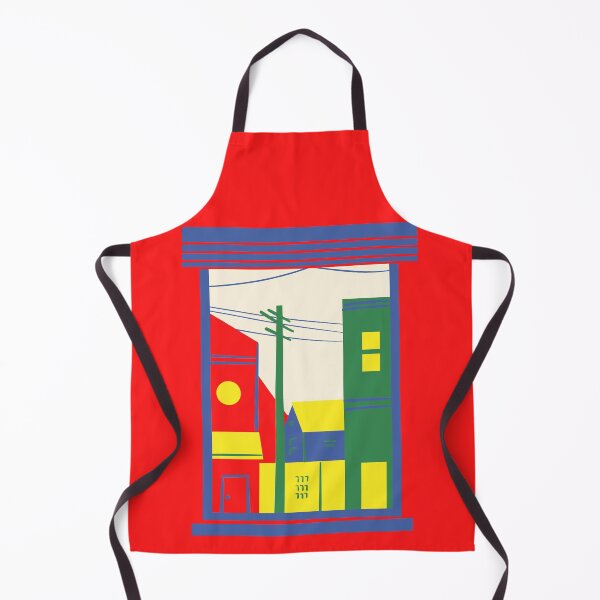 Item preview, Primary coloured window and buildings designed and sold by cherry by hs (coucou).