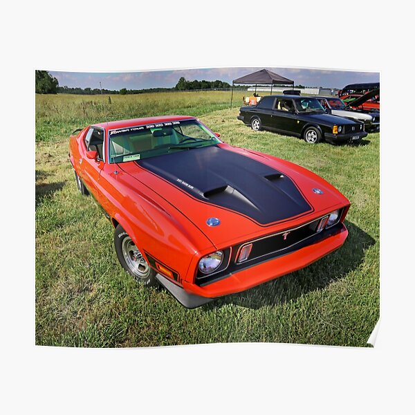 1973 Ford Mustang Mach 1 Poster
