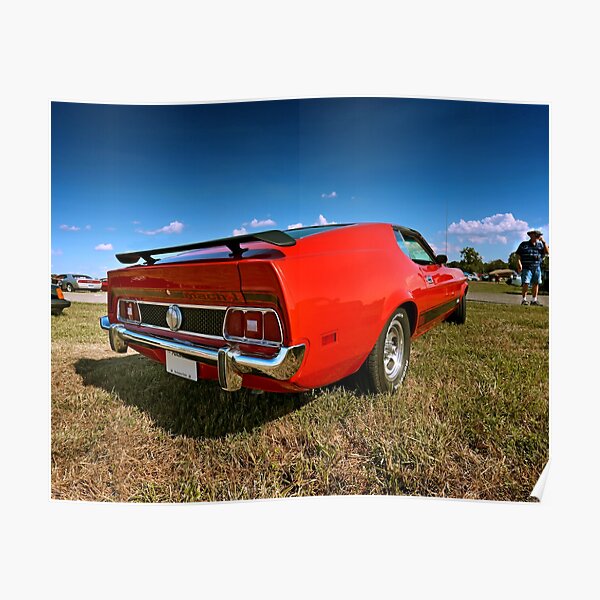 1973 Ford Mustang Mach 1 Poster