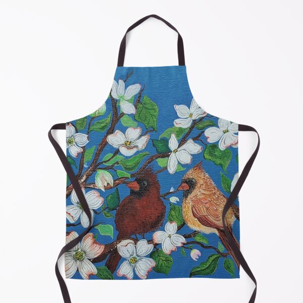 Item preview, Cardinals In Dogwood Tree designed and sold by pikolasart.