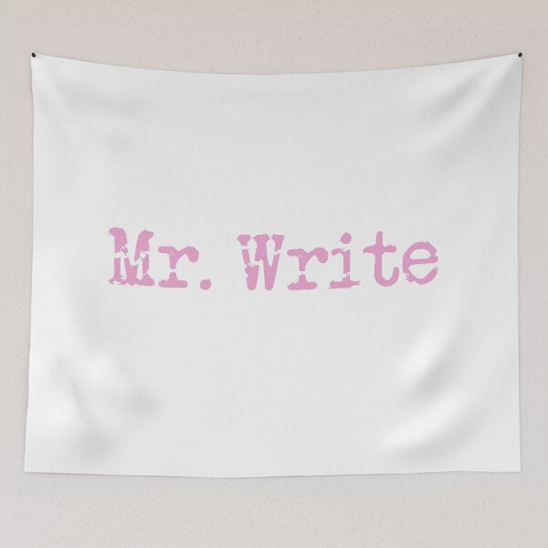 Item preview, Mr. Write in Pink designed and sold by TeaRoseWriter.