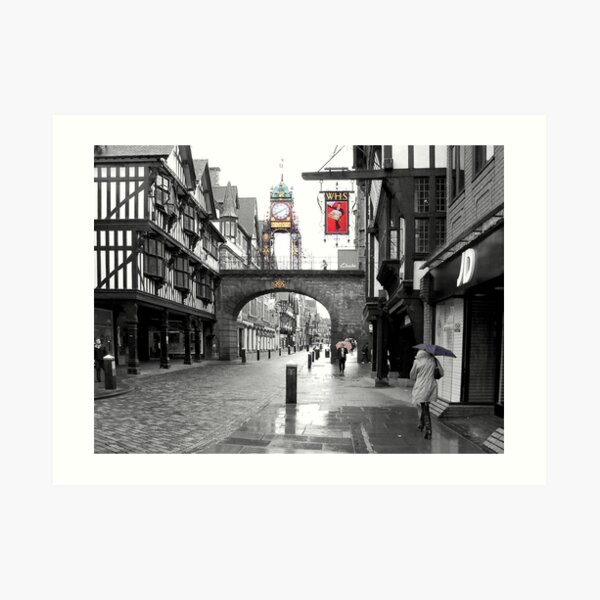 A Splash of Colour on a Grey Day Art Print