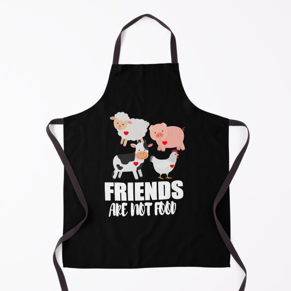 Item preview, Friends Are Not Food - Animals Vegetarians Vegan designed and sold by Ibu83.