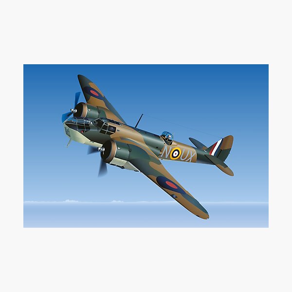 Bristol Blenheim Aircraft Art Print Poster Photographic Print