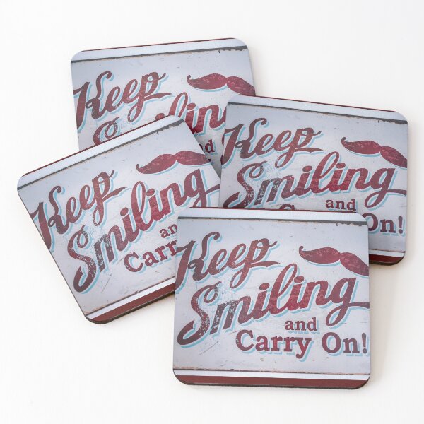Item preview, Keep Smiling and Carry On designed and sold by BitsndPieces.