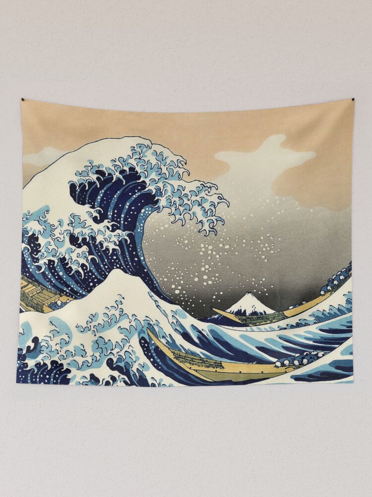 The great wave online wall tapestry