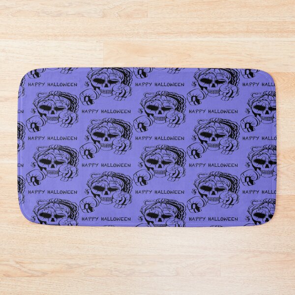 Item preview, HAPPY HALLOWEEN Skull Boxer on PURPLE background, Boxing, Box, Boxer, gothic, halloween, spooky designed and sold by IslesArt.