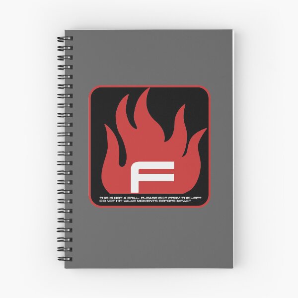 Item preview, Mass Effect - Fire Warning Sign designed and sold by misterDNA.