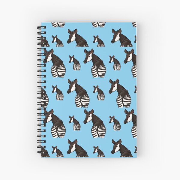 Okapi butt notebook Spiral Notebook