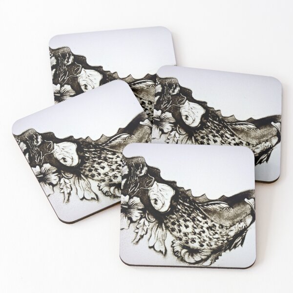 Item preview, Fish with Hibiscus  designed and sold by sandexperiment.