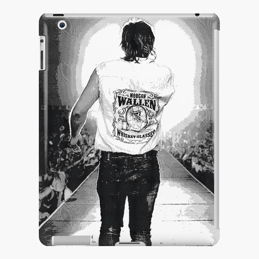 "Morgan Wallen in Engraving Effects" iPad Case & Skin by ...