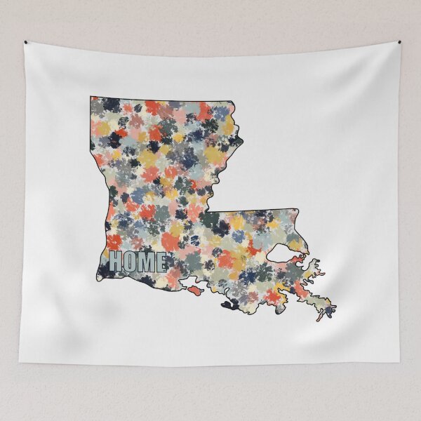 Item preview, Paint Splatter Louisiana  designed and sold by ComeAlongHarper.