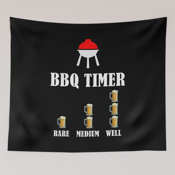 Item preview, BBQ TIMER Barbecue Beer Drinking Grilling Gift designed and sold by YES!GOODY.