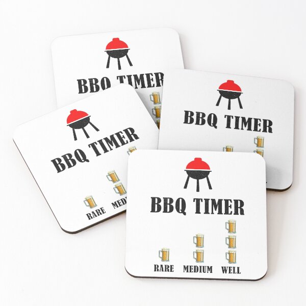 Item preview, BBQ TIMER Barbecue Beer Drinking Grilling Gift designed and sold by YES!GOODY.