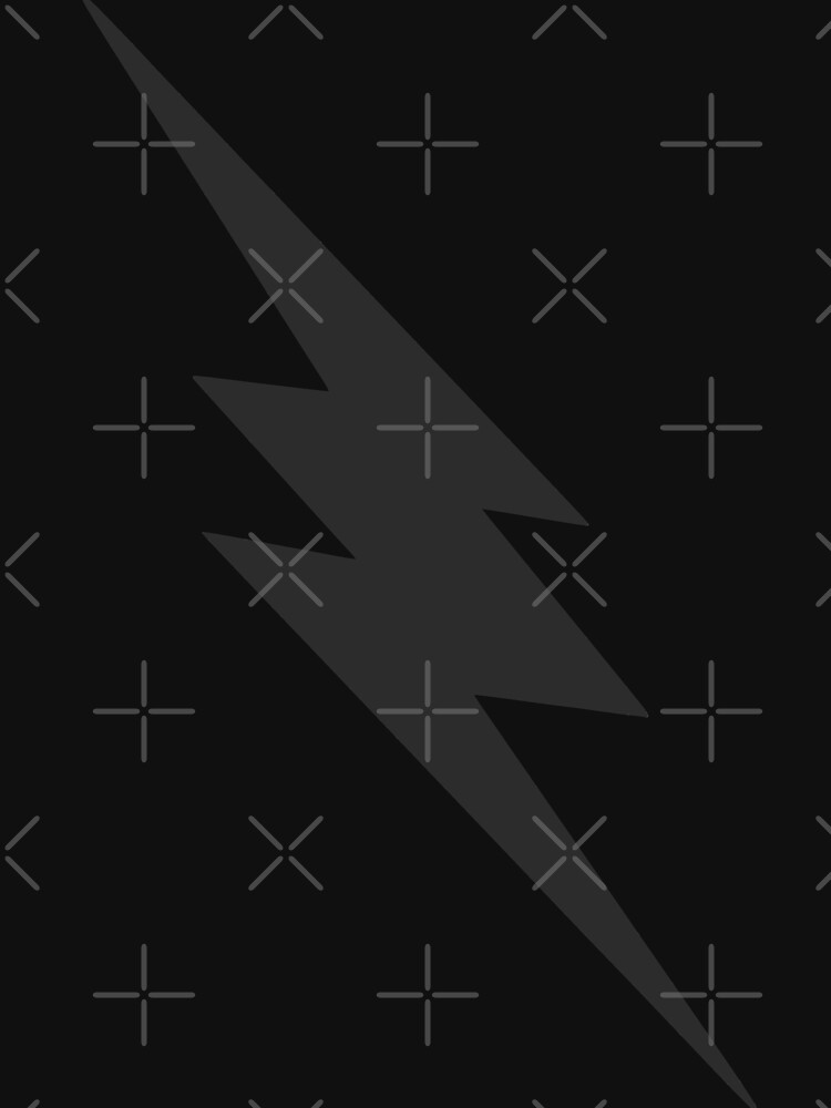 "Dark Gray Lightning Bolt" Tshirt by SpaceAlienTees Redbubble